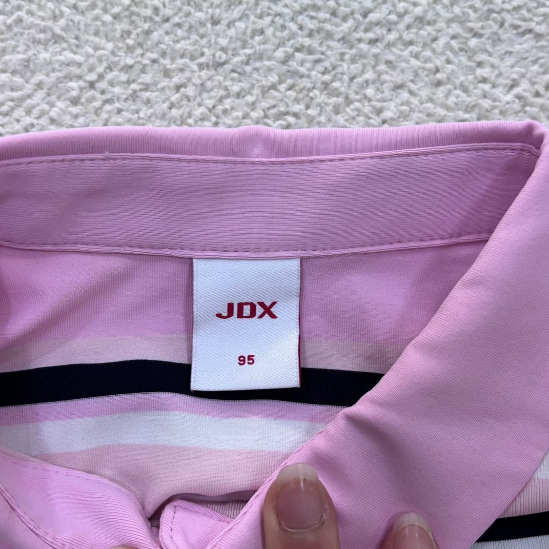 95 JDX 여성 스트라이프 반팔 티셔츠 0330E 상품이미지3