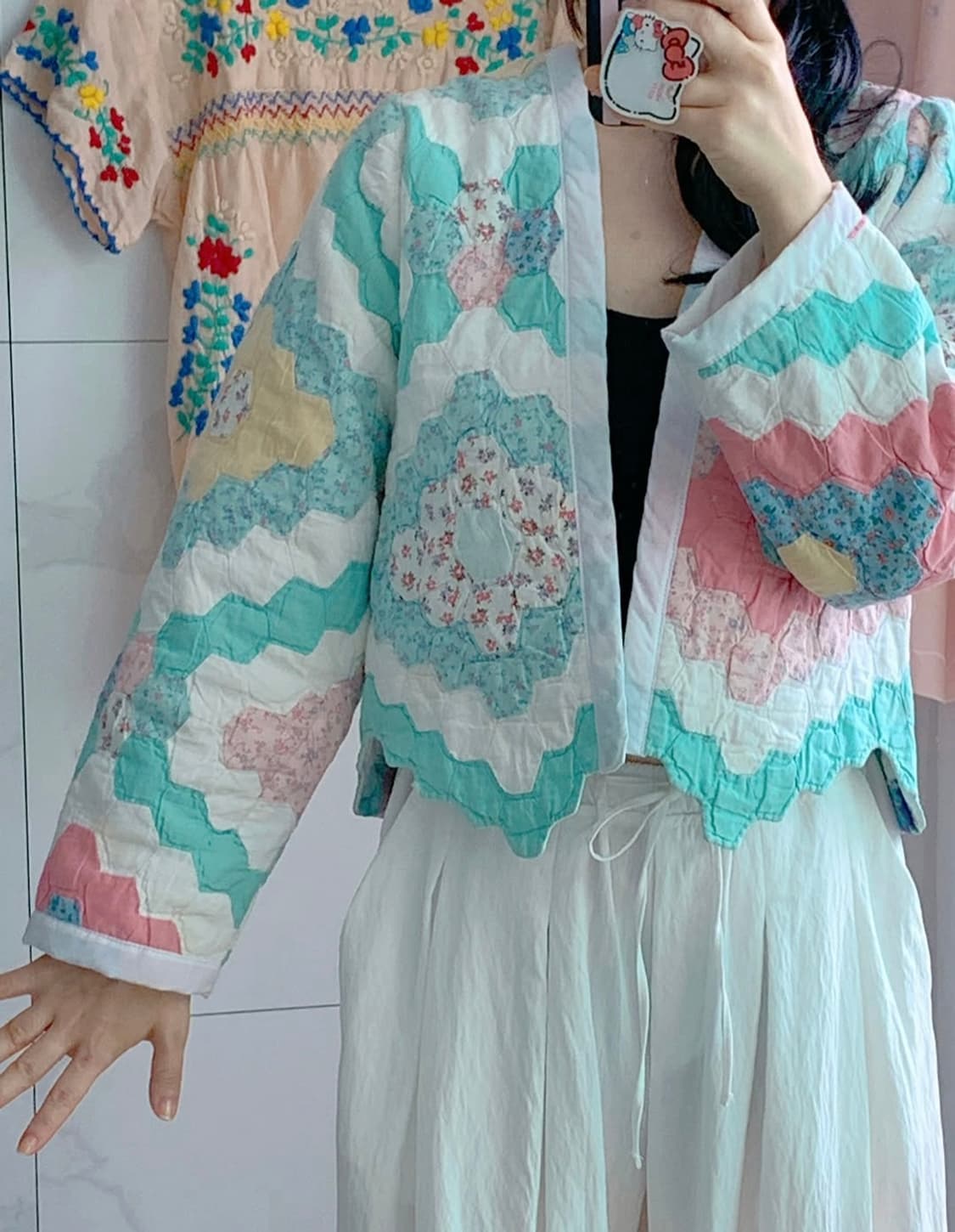 빈티지 퀼트 자켓 상품이미지5