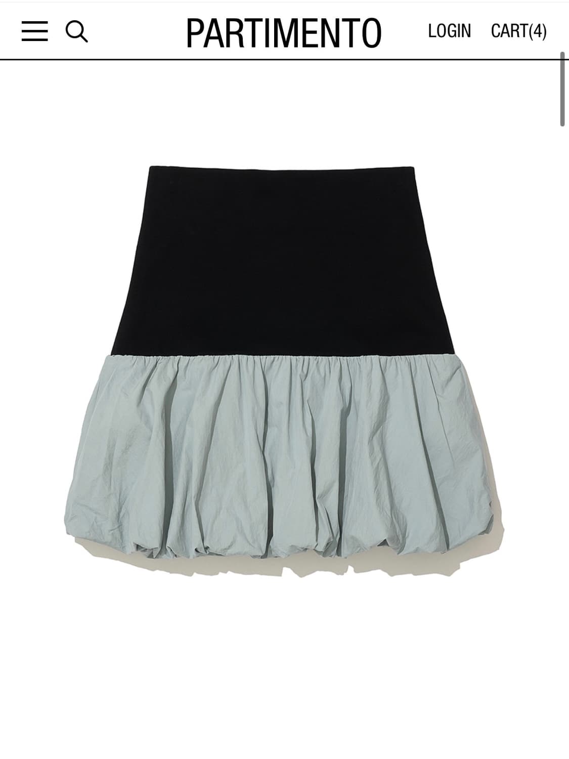 파르티멘토우먼 투웨이퍼프 스커트 상품이미지1