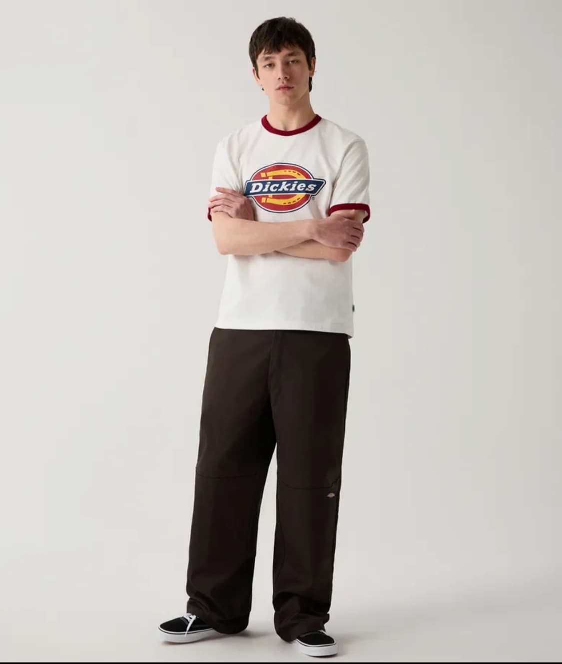 (새제품)(38×30)디키즈 더블니 85283 루즈핏 다크 브라운 상품이미지4