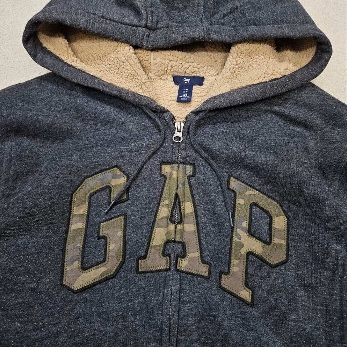 GAP 쉐르파 후드 집업 M 상품이미지2