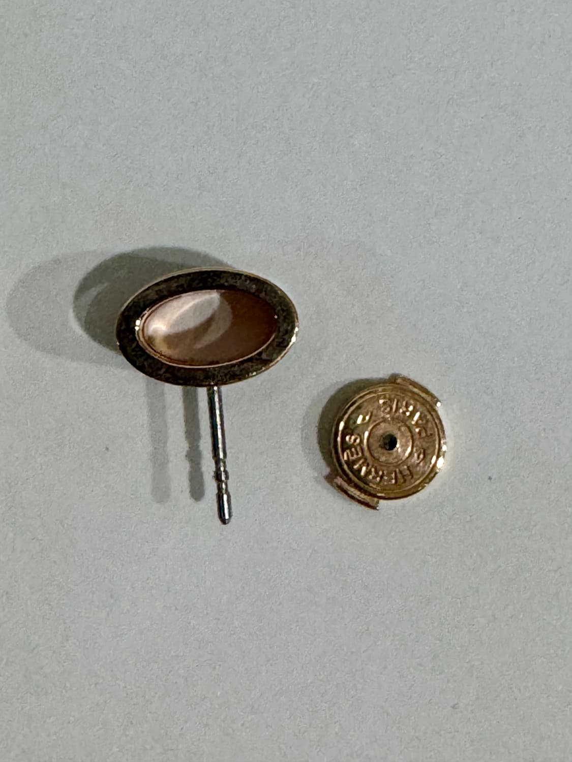 에르메스 팝아슈 귀걸이 블랙/골드 정품 상품이미지3