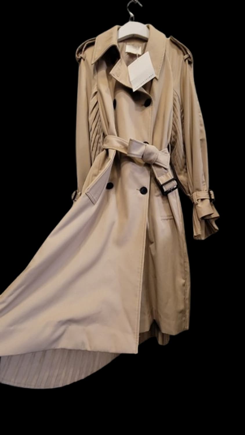 새상품) another lounge 플리츠 벌룬 트렌치코트  상품이미지4