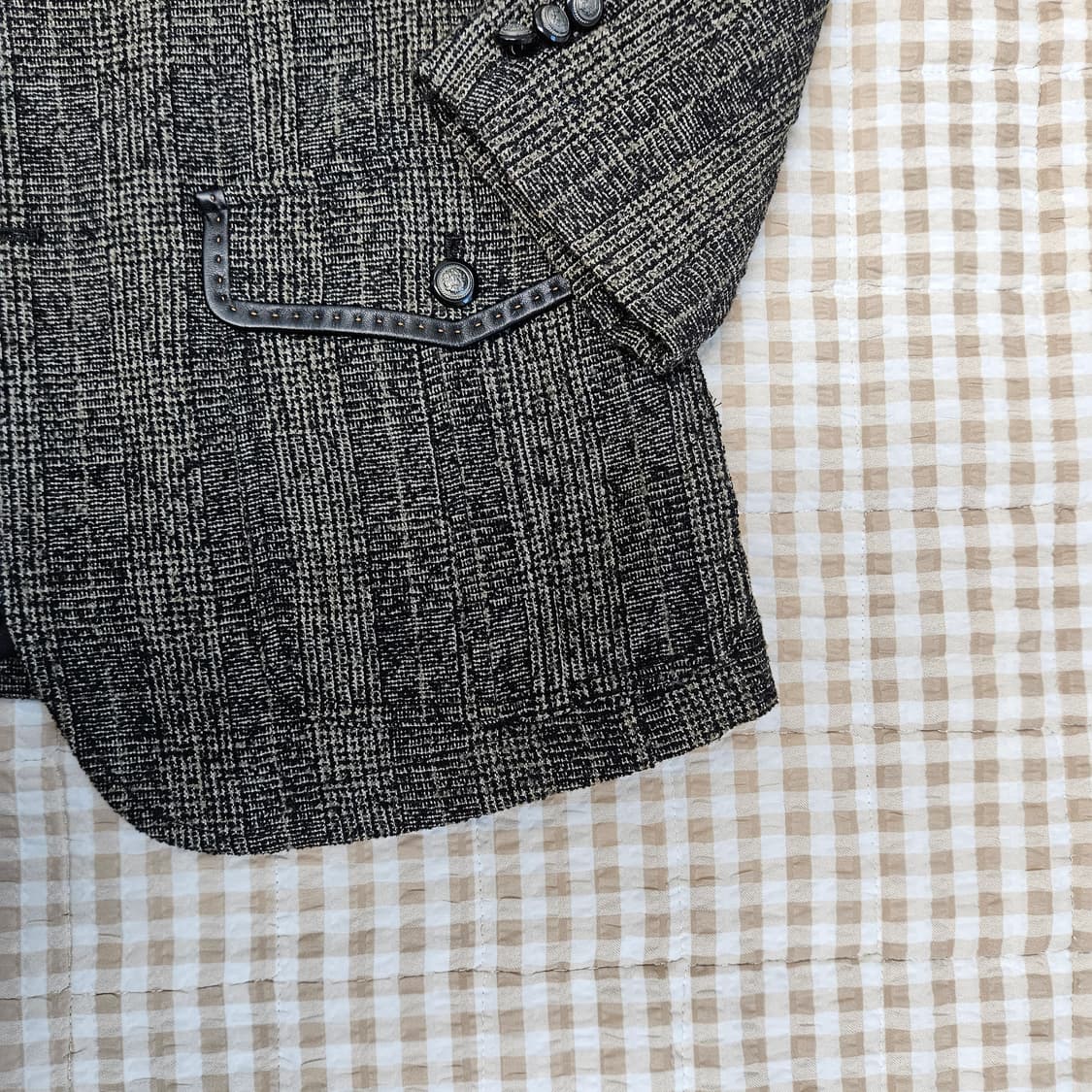 바쏘 울 블레이저 자켓 남자100 상품이미지4