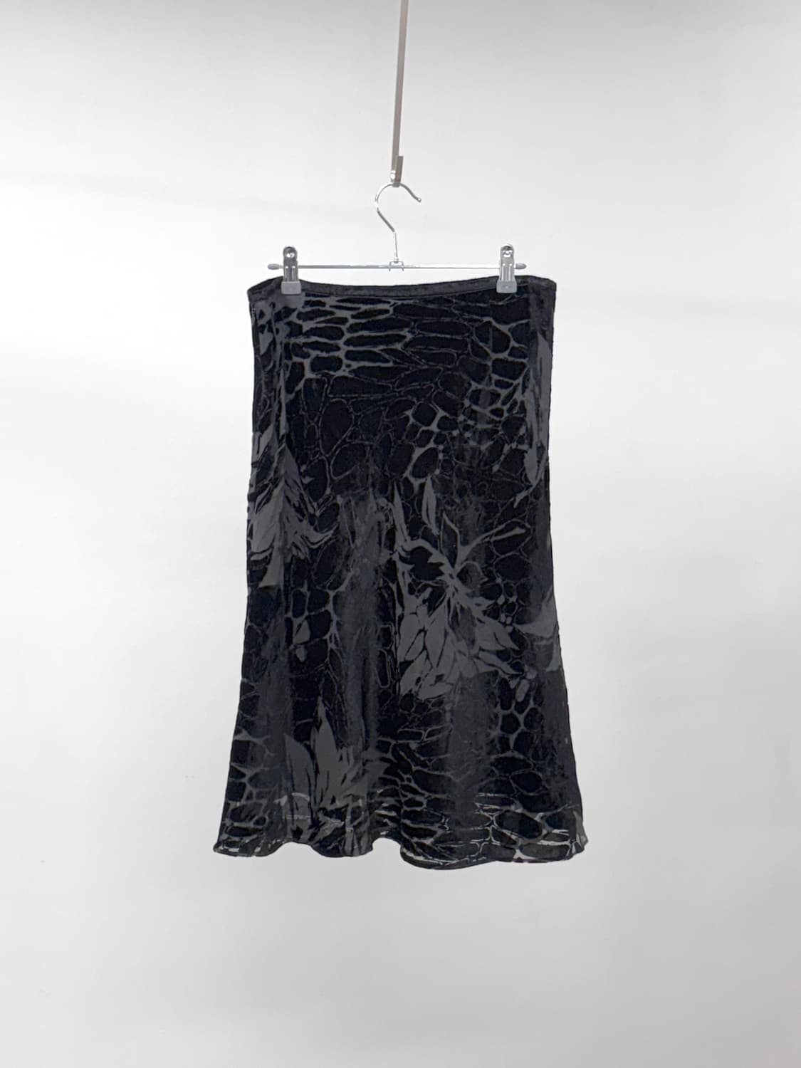 22 OCTOBRE 블랙 로우웨이스트 스커트 상품이미지2