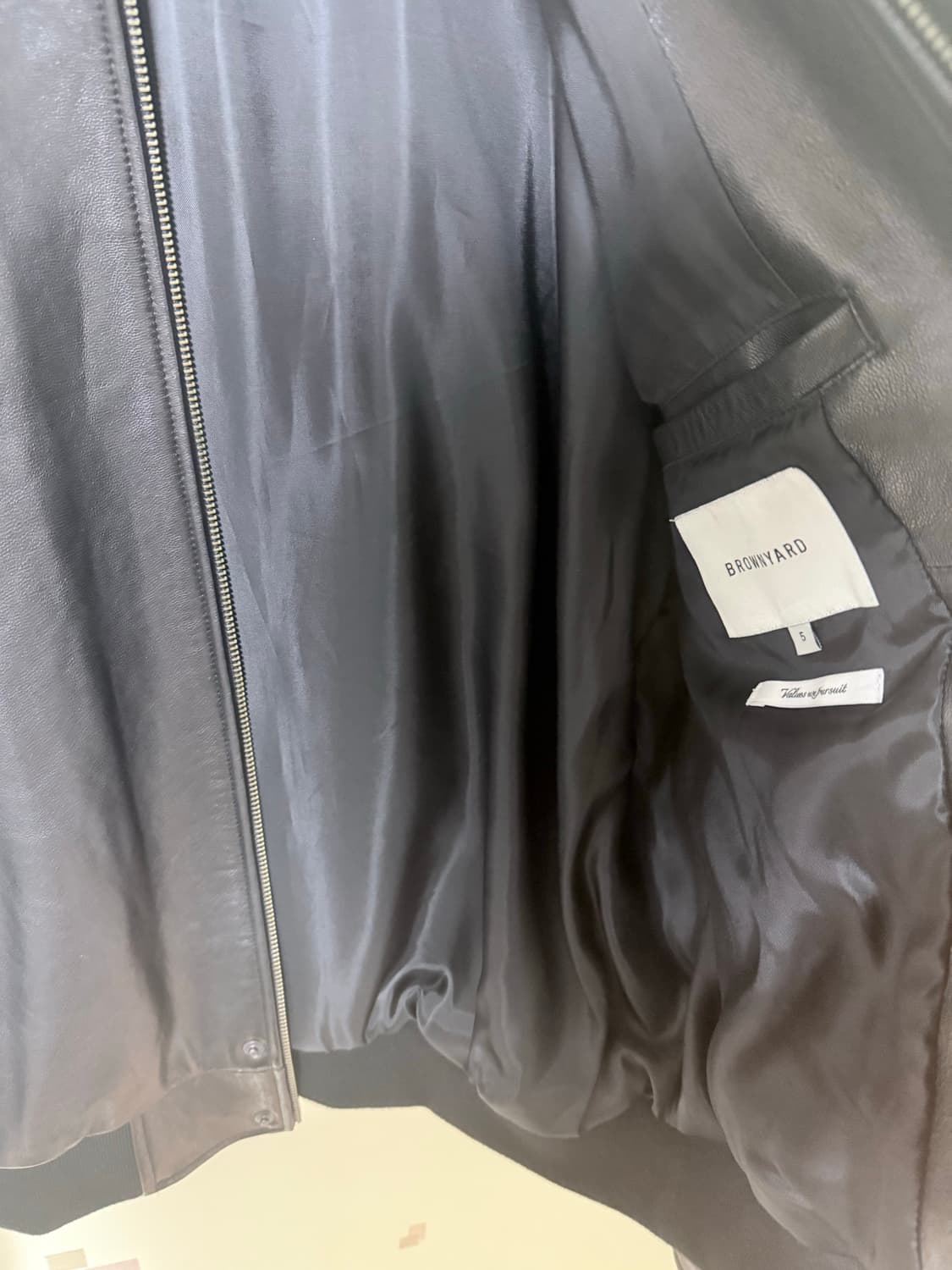 브라운 야드 레더 블루종 상품이미지8