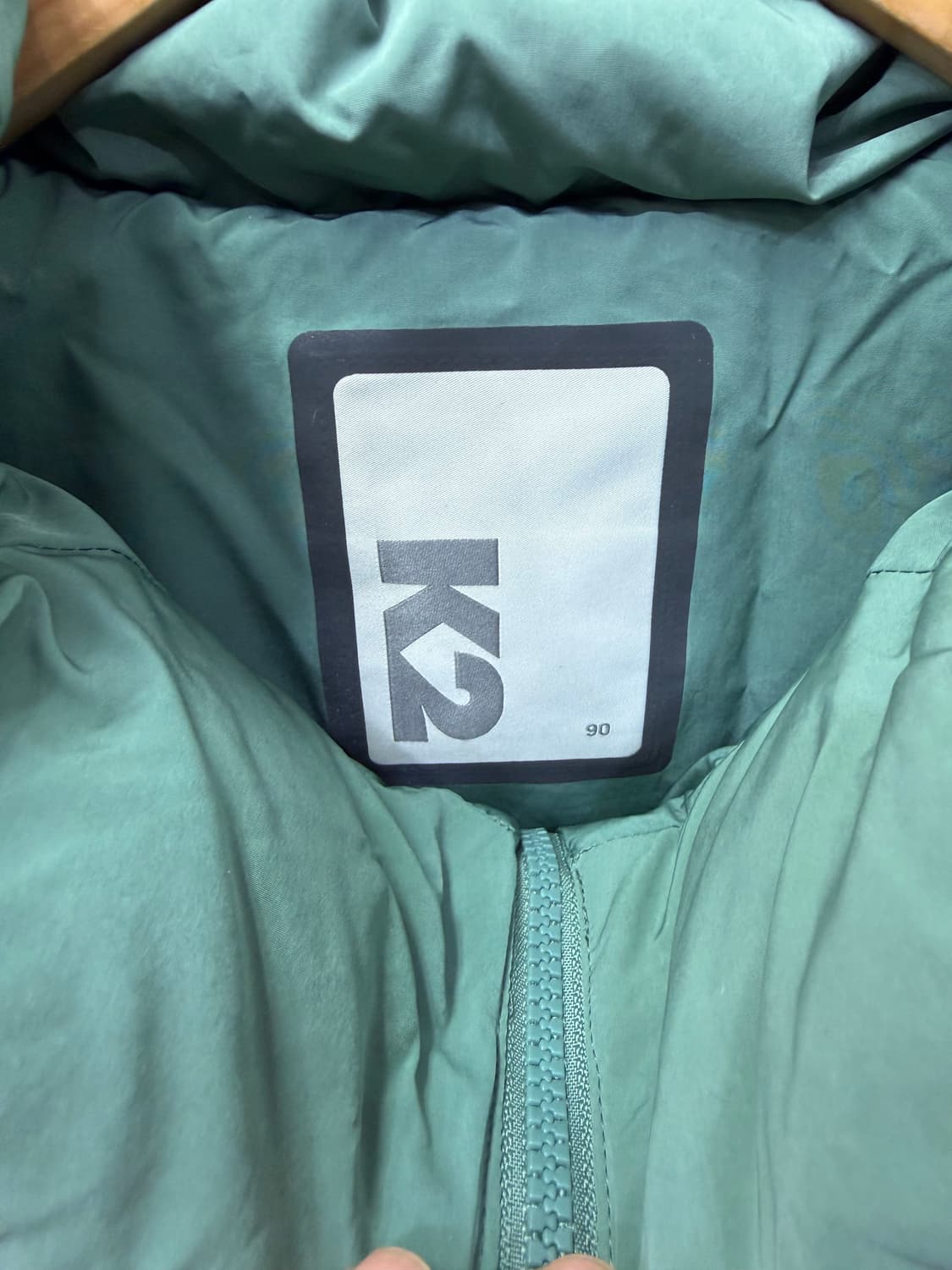 정품) K2 여성 구스 롱패딩 90 상품이미지7