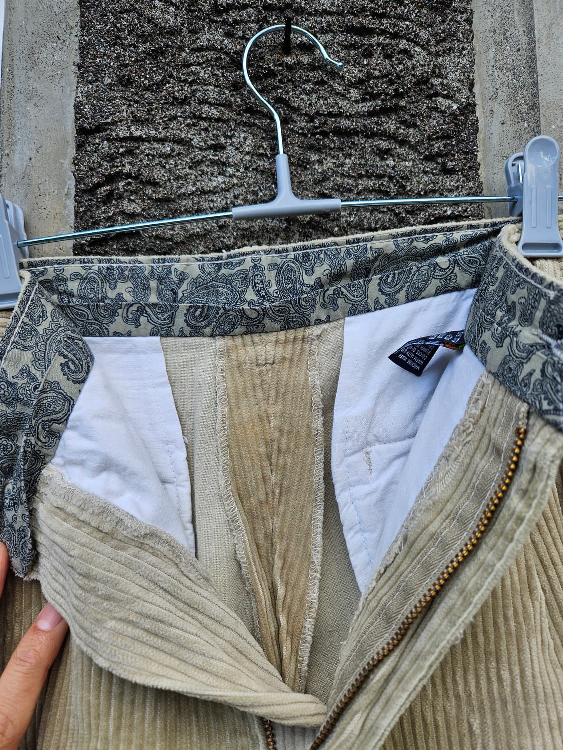 갭 코듀로이 와이드 팬츠 (밝은 베이지, 32)
 상품이미지3