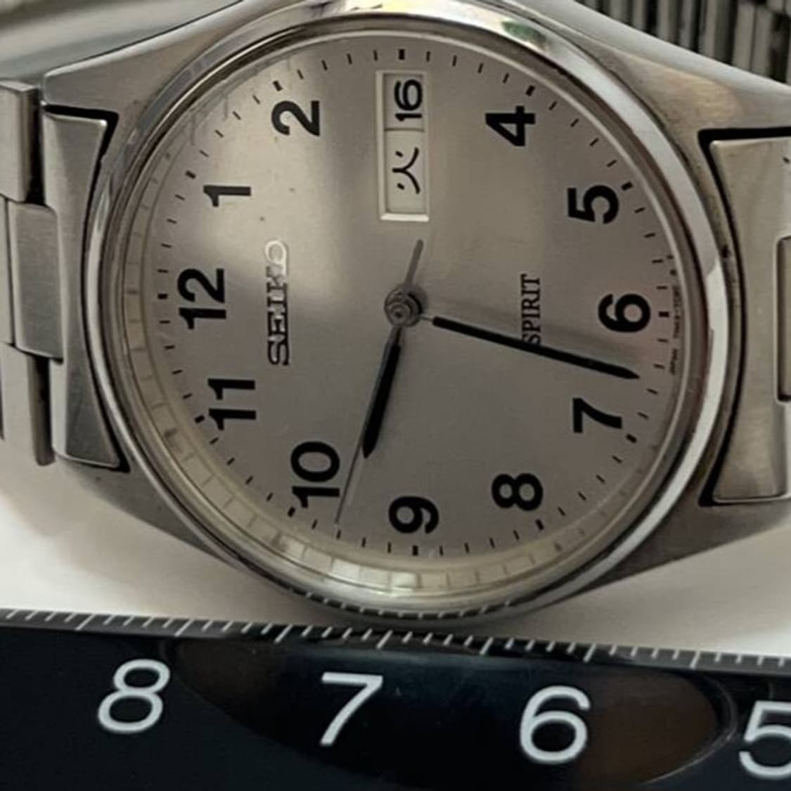 [정비완료] 세이코 7N43-7B60 데이데이트(줄세척,베터리쿄체) 상품이미지3