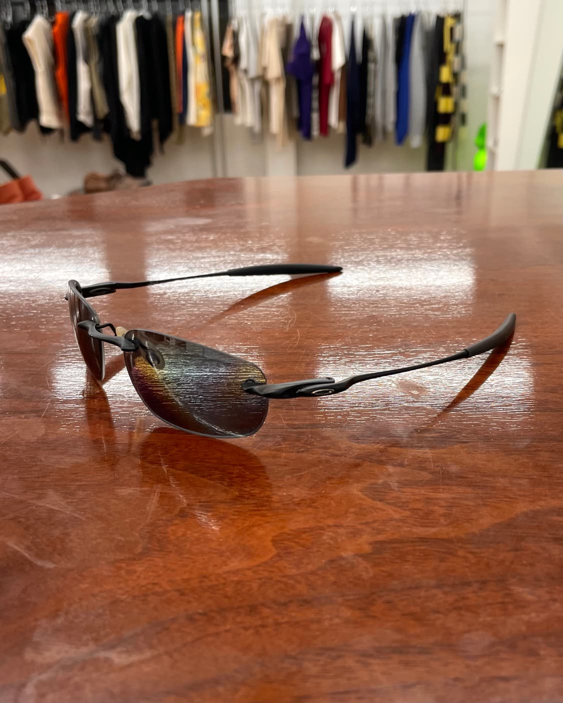 오클리 매트 블랙 무테 선글라스 상품이미지2