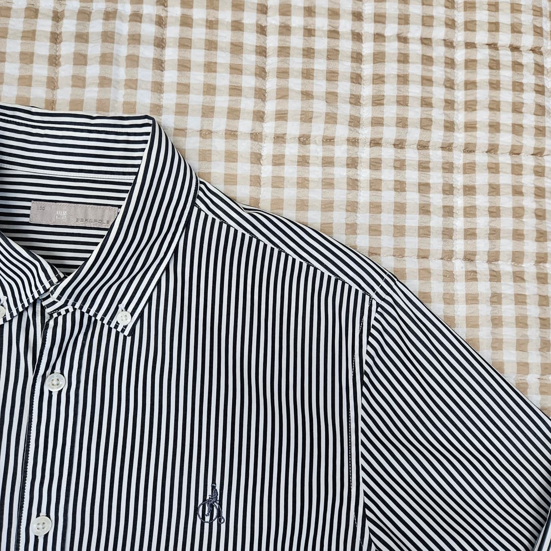 빈폴 스트라이프 긴소매 셔츠 남자100 상품이미지3