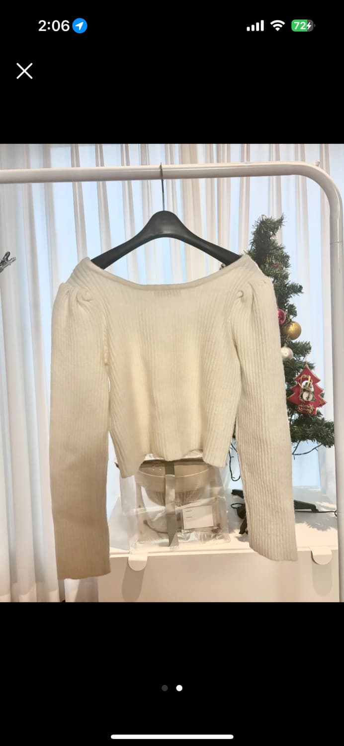 아이보리 니트 상품이미지2