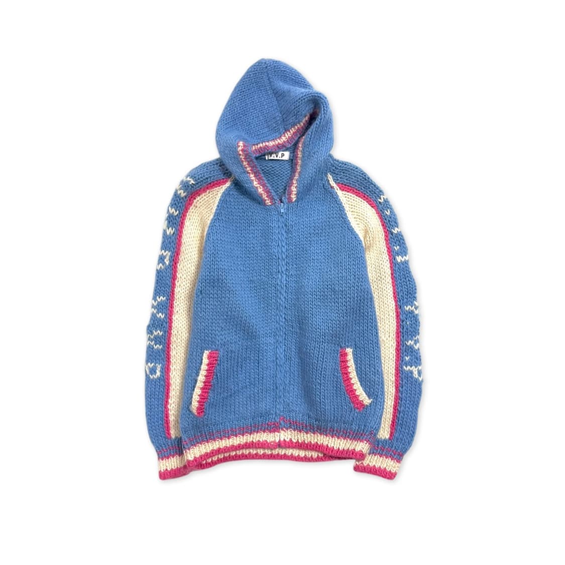 CLUB VVP 니트 집업 상품이미지1