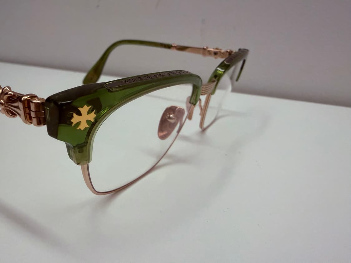 크롬하츠 안경 보넨노이슈어 1(BONENNOISSEUR I)다크올리브 상품이미지5