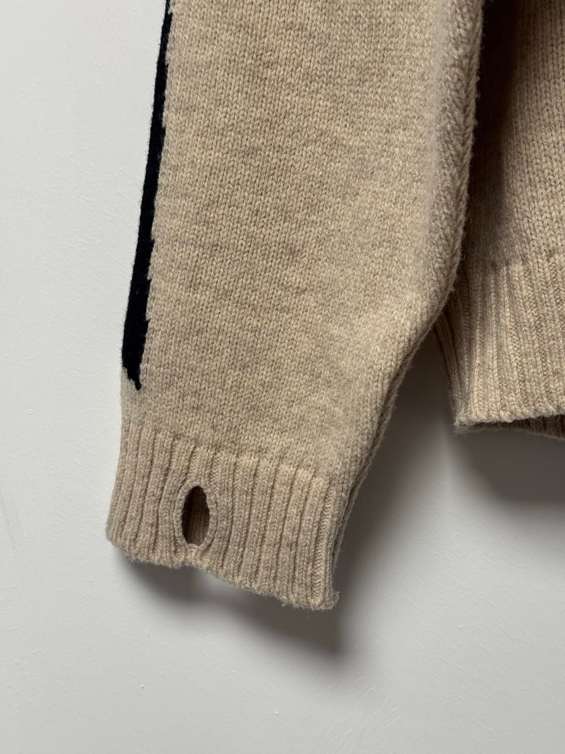 캐피탈 kapital 본 크루넥 스웨터 뼈 떰즈 니트 키나리 1 새상품 상품이미지5