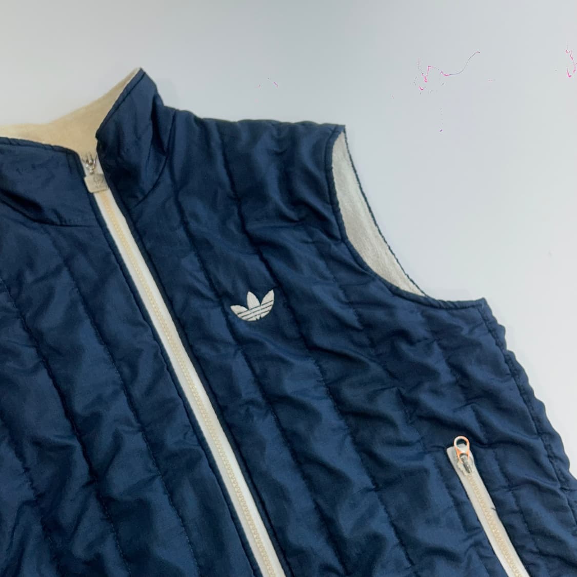 Adidas 아디다스 퀼팅 네이비 패딩조끼 상품이미지4