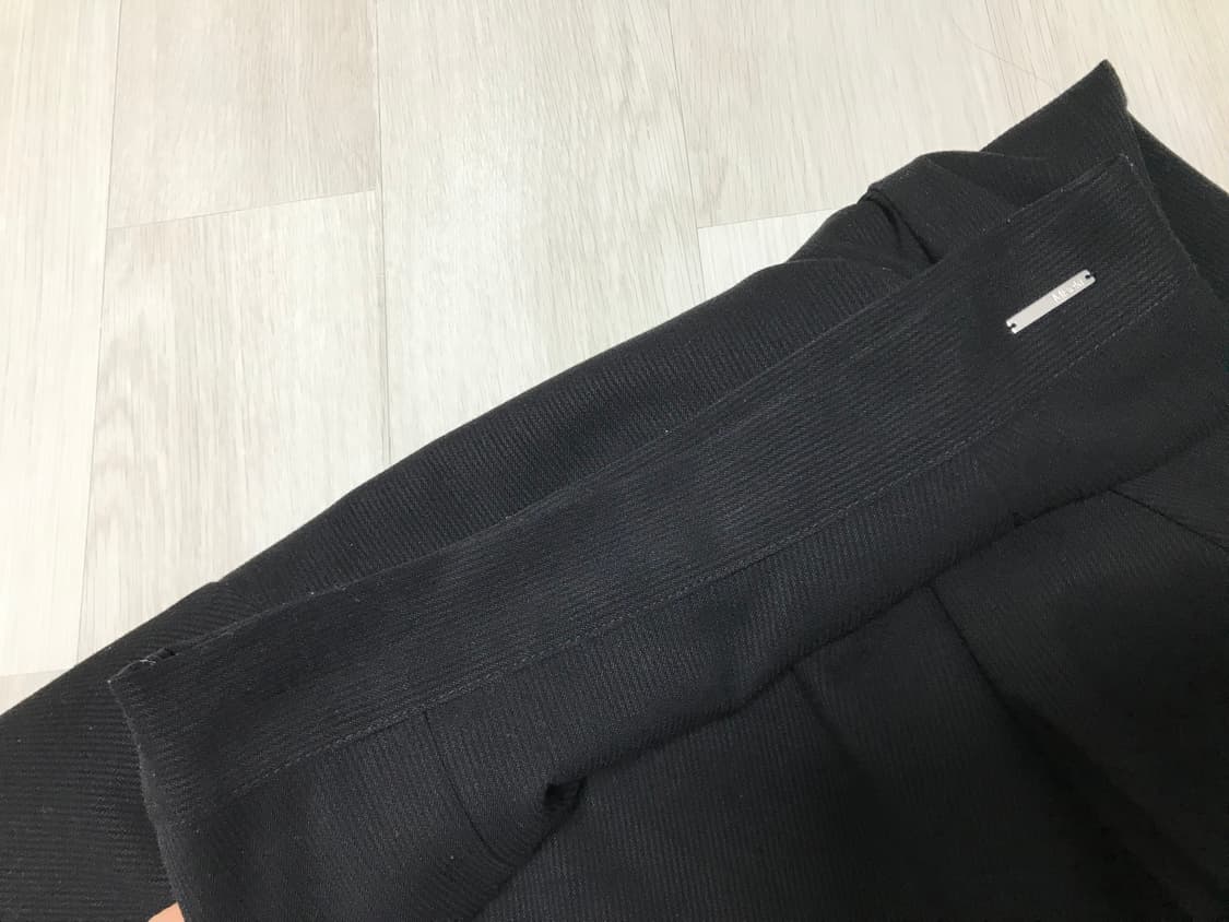 미세키서울 언발란스 레이어드 미디스커트 1사이즈 상품이미지3