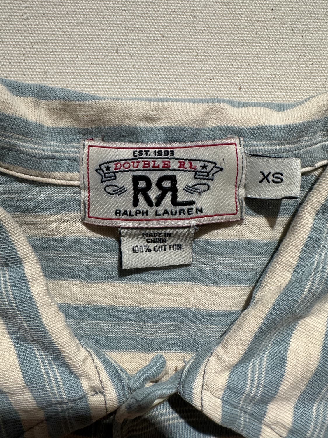 Double RL Slub Cotton Striped Polo 상품이미지5