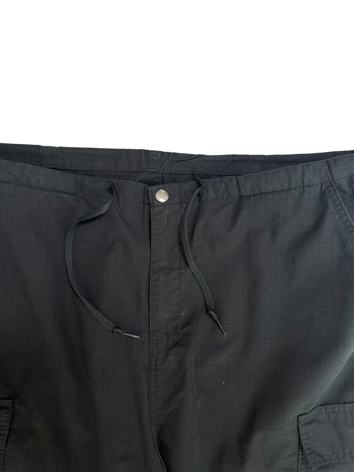 오오티 블랙 와이드 카고팬츠  상품이미지7