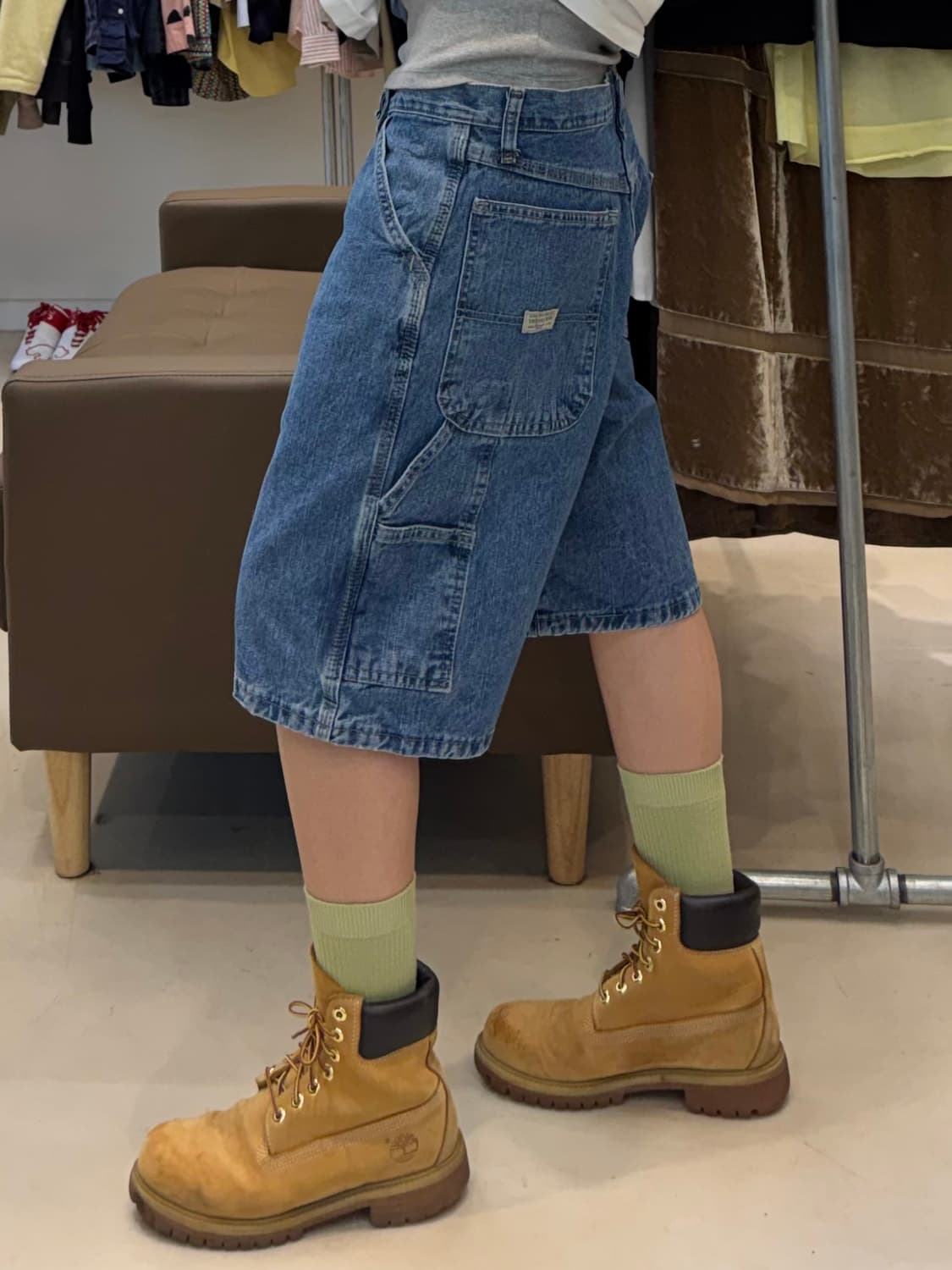 랭글러 카펜터 데님 하프 팬츠 상품이미지9