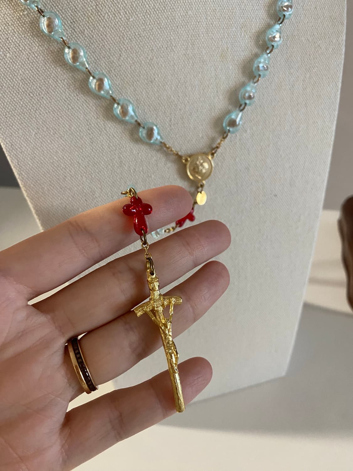 빈티지 태아 묵주 목걸이 상품이미지10