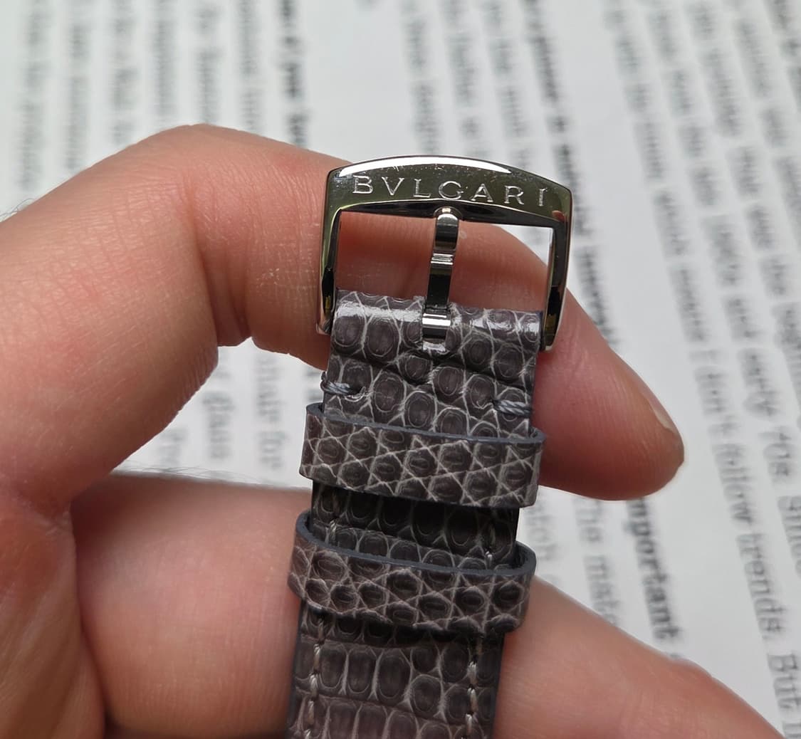 레어] 불가리 렉탕골로 사각탱크 크로노 라지스틸 쿼츠 화이트다이얼   상품이미지8