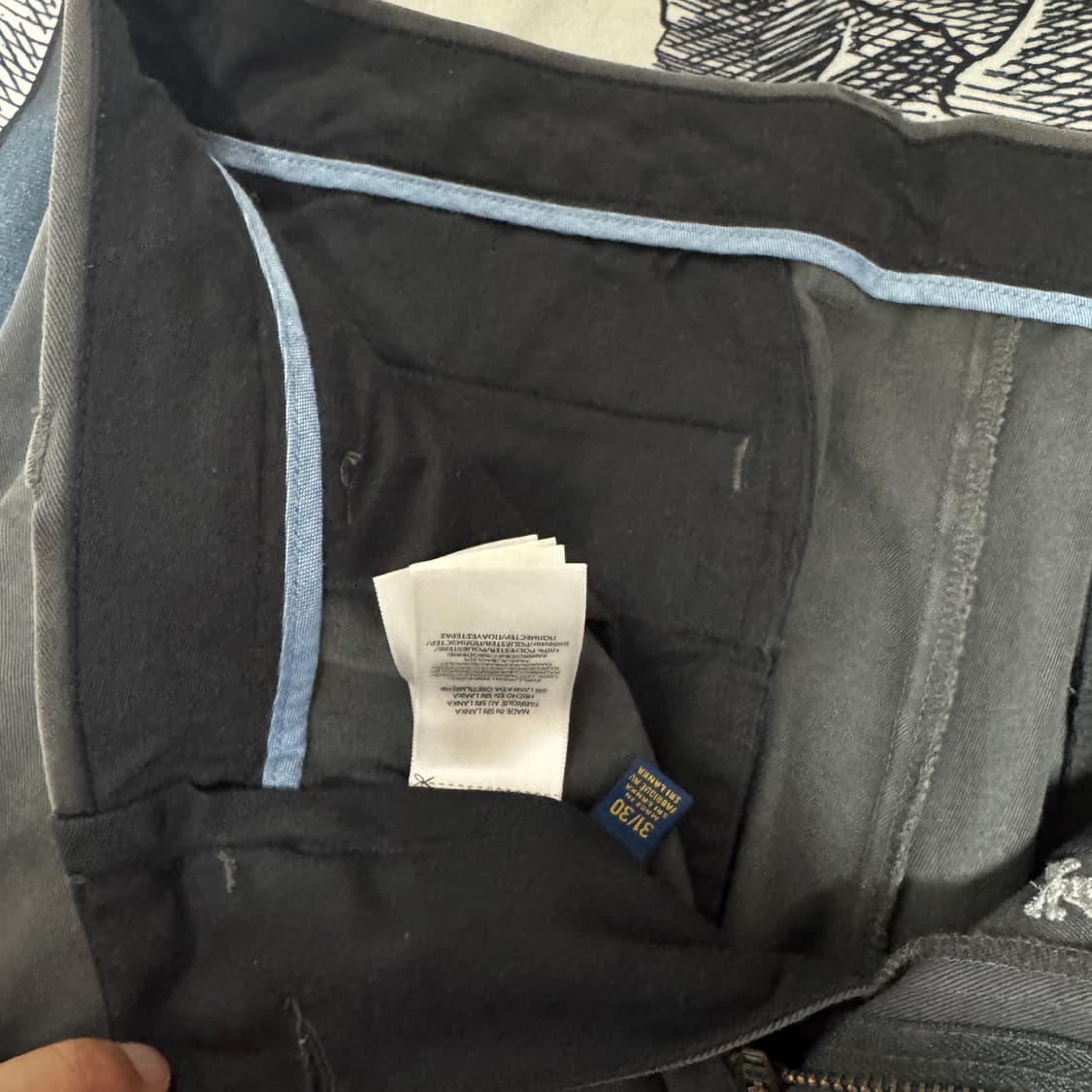 폴로 랄프로렌 피그먼트 자수 치노팬츠 31x30  상품이미지2