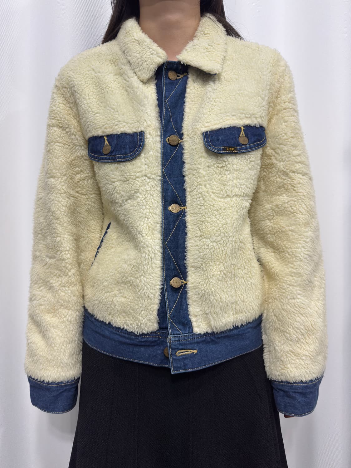 lee fur denim jacket 상품이미지3