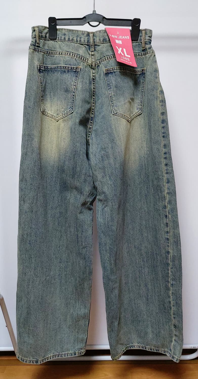 S-BIN JEANS 와이드 벌룬 데님 팬츠(XL)새상품
 상품이미지2