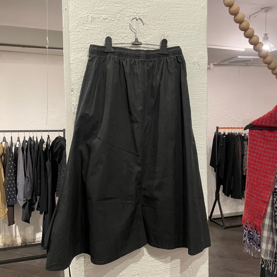 요지야마모토 워시드 비대칭 스커트 상품이미지3