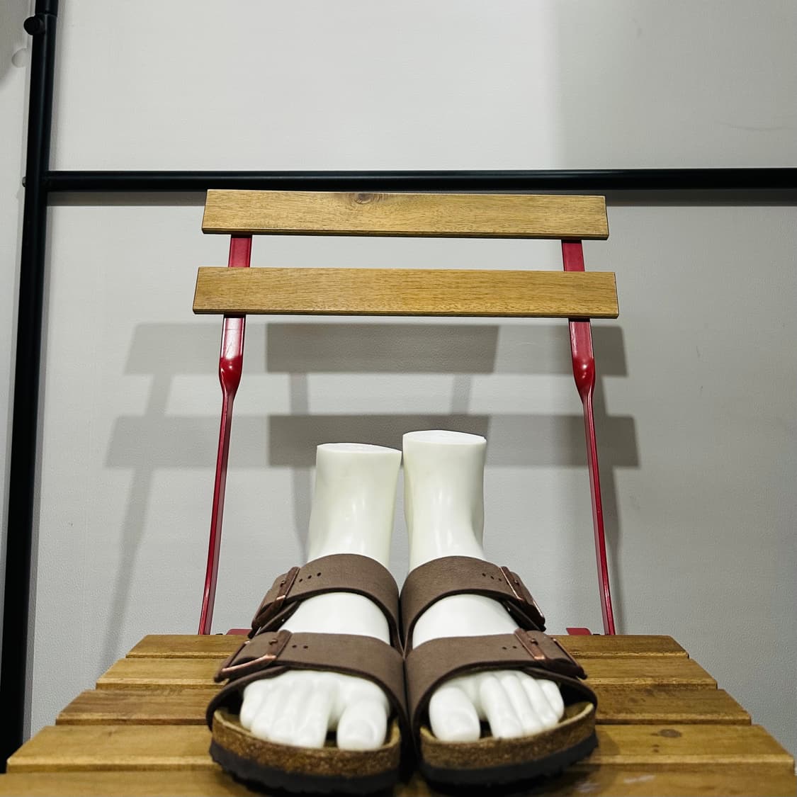220) 버켄스탁 슬리퍼 여성 여자 신발 아리조나 다크브라운 상품이미지2