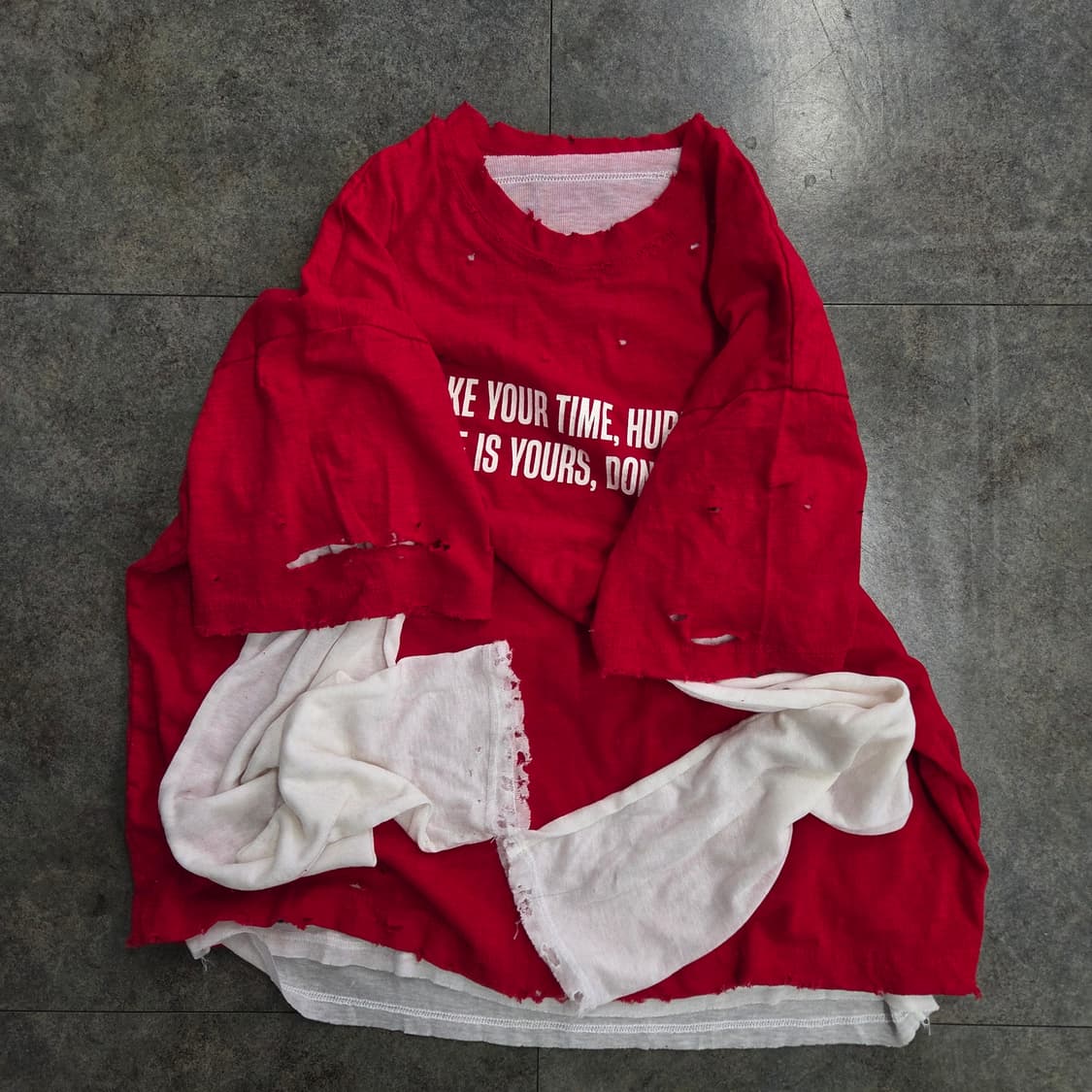 빈티지 긴팔레이드 티셔츠 상품이미지3