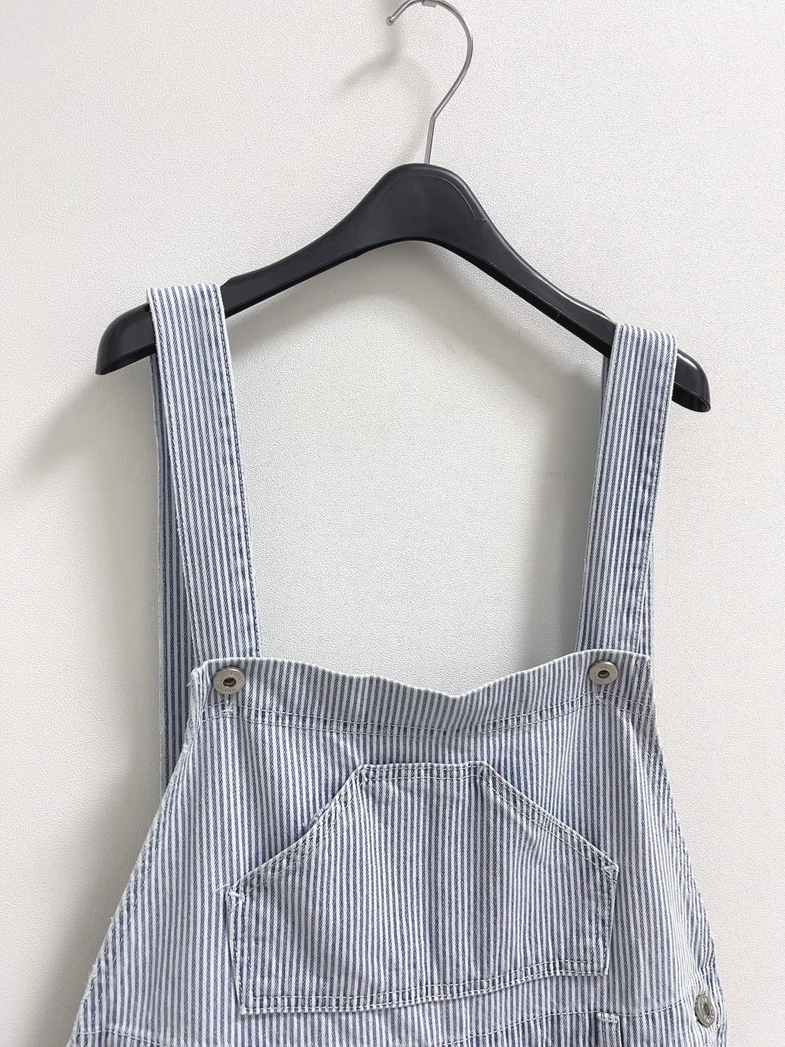 르바 스트라이프 데님 오버롤 상품이미지2