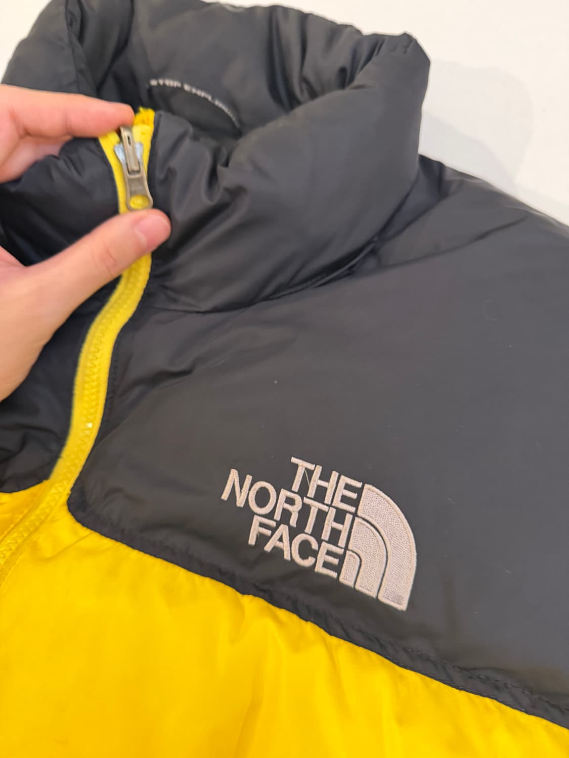 노스페이스 700필 1996 레트로 눕시 구스다운 옐로우 상품이미지5