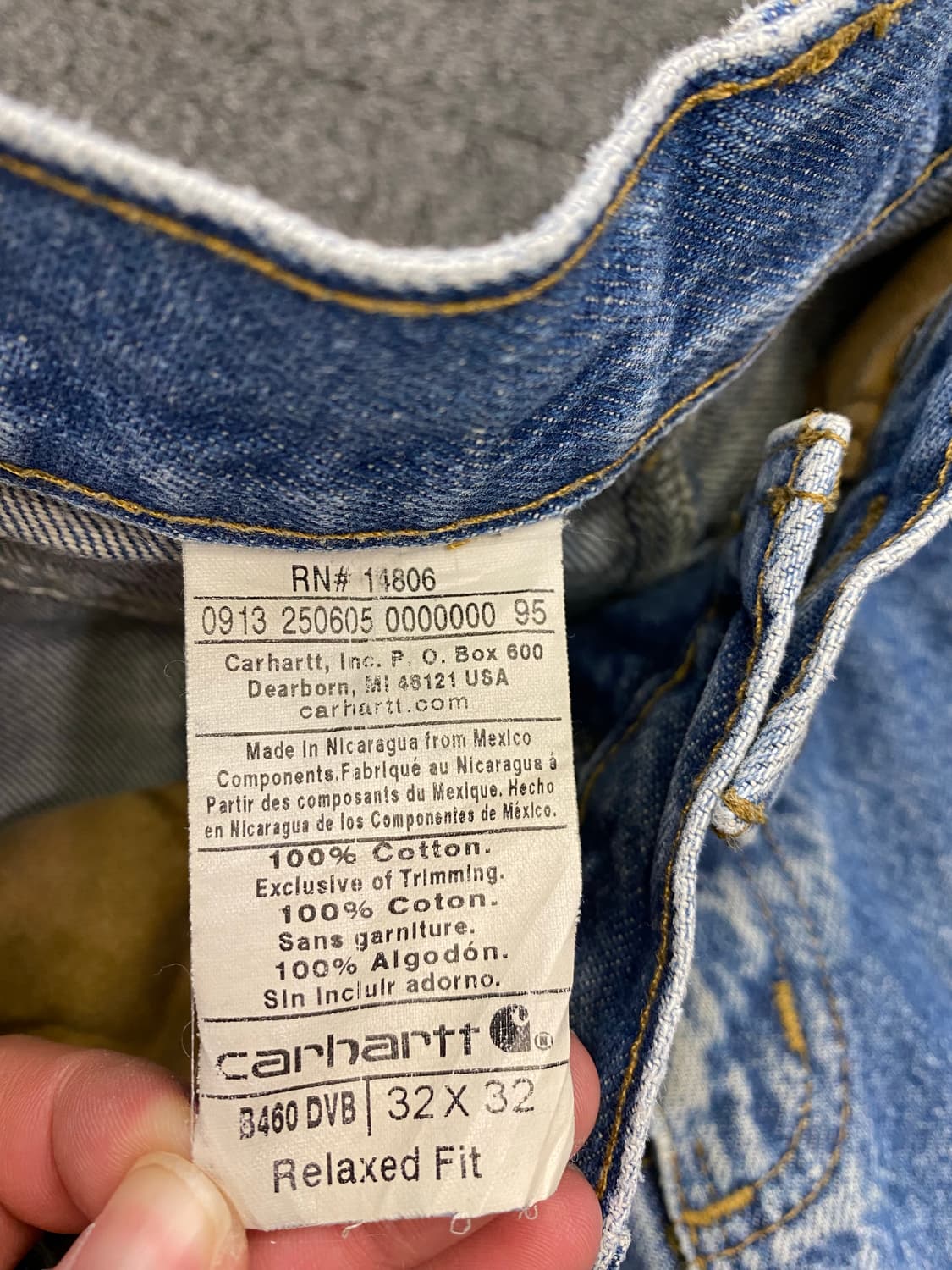 Carhartt 칼하트 데님 팬츠 상품이미지8