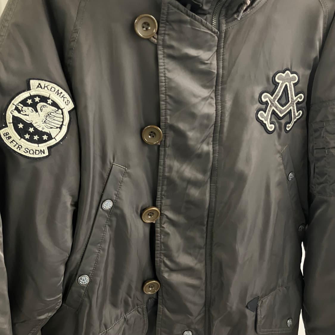 아카데믹 N3B 밀리터리 후드 야상 파카 XL 상품이미지4
