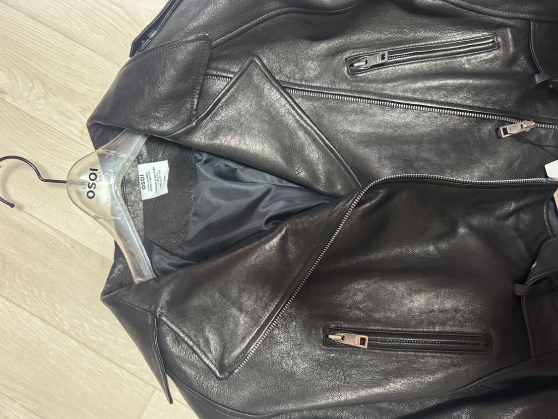 오소이 램스킨 레더 자켓 / OSOI lambskin leather  상품이미지6