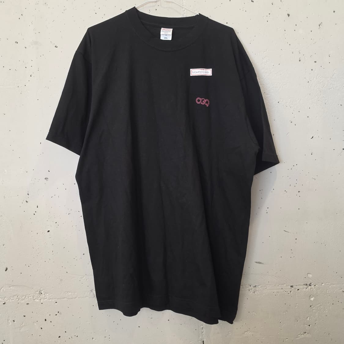 프린트스타 블랙 프린팅 반팔티 XL~2XL 새상품 상품이미지1