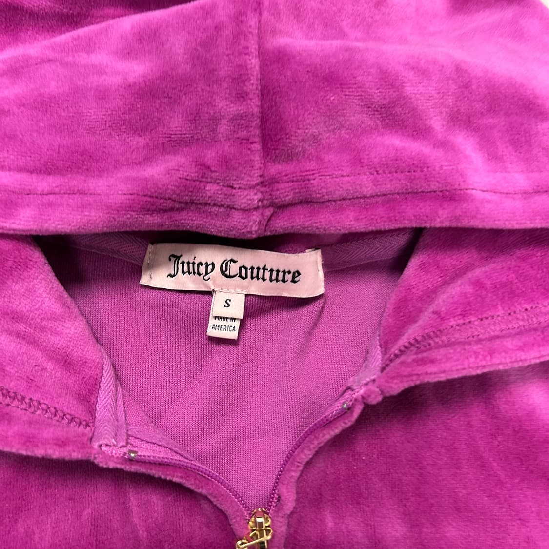 Juicy Couture Velvet Hood Zip-up 상품이미지7