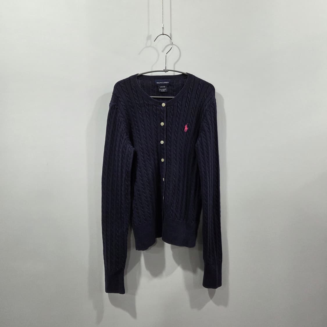 폴로랄프로렌 걸즈 케이블 니트 가디건 L(12/14) 상품이미지1