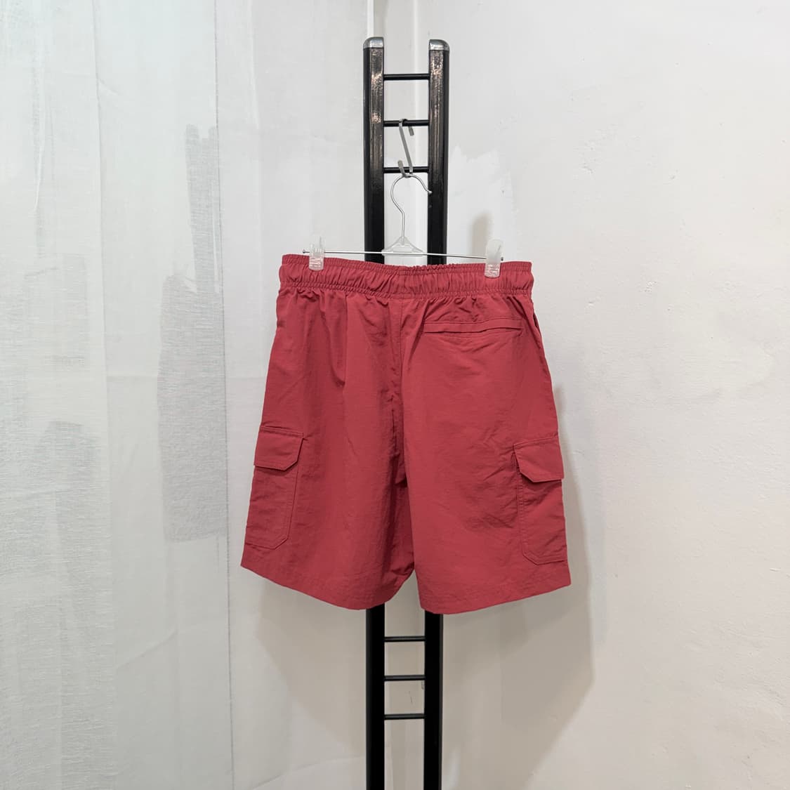 (S)챔피온 바스락 나일론 카고반바지 밴딩숏츠 4641 상품이미지4