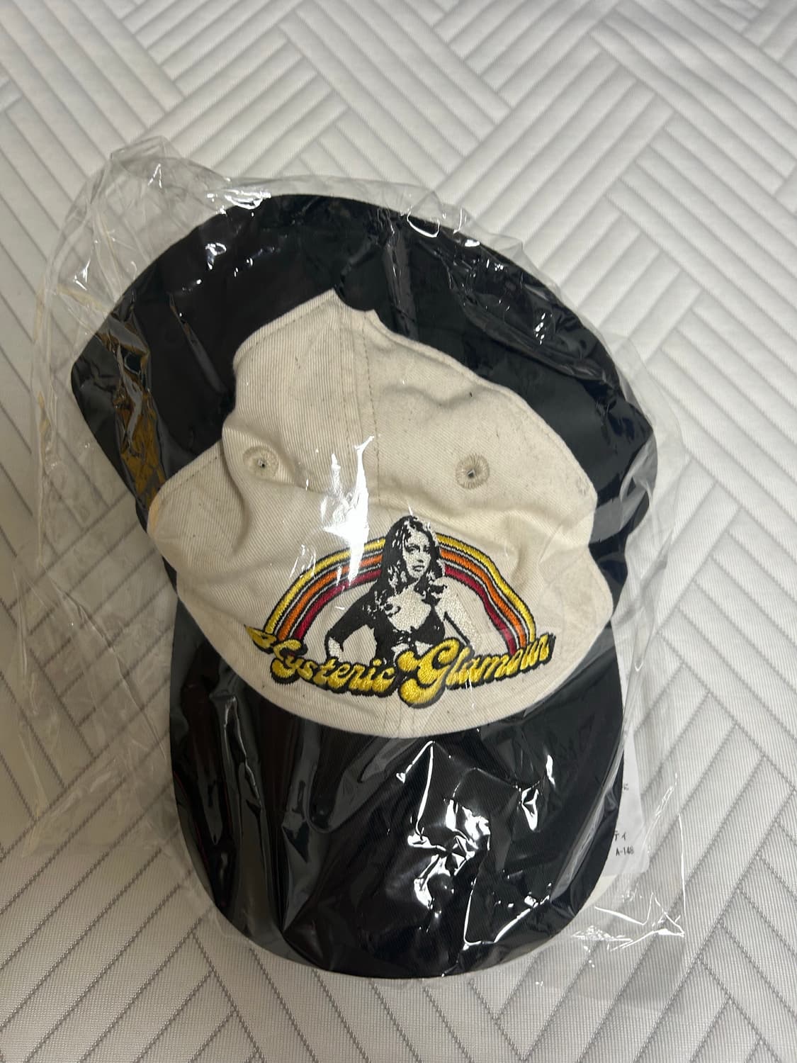 [OS] 히스테릭 글래머 HG 레인보우 자수 캡 블랙 상품이미지2