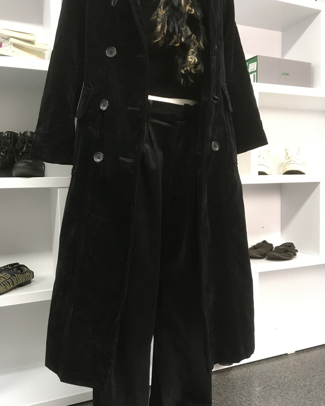 오조크 벨벳틴 코트 상품이미지2