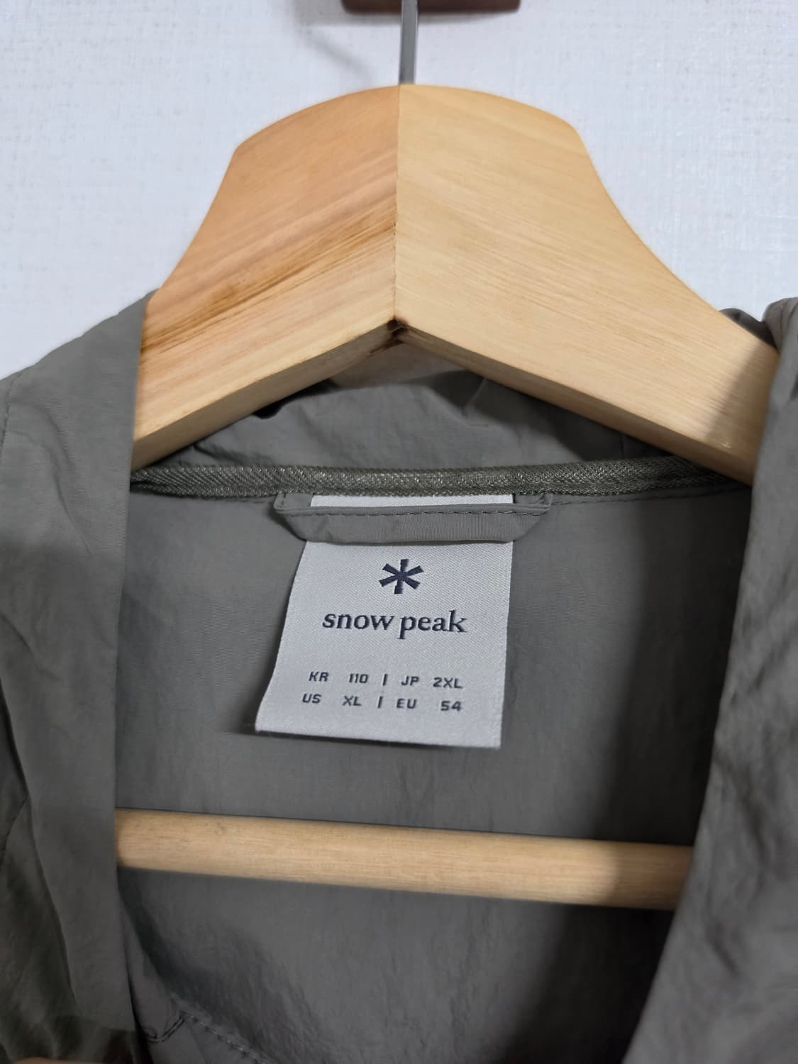 2024 스노우피크 타슬란 포켓 바람막이 110 상품이미지2