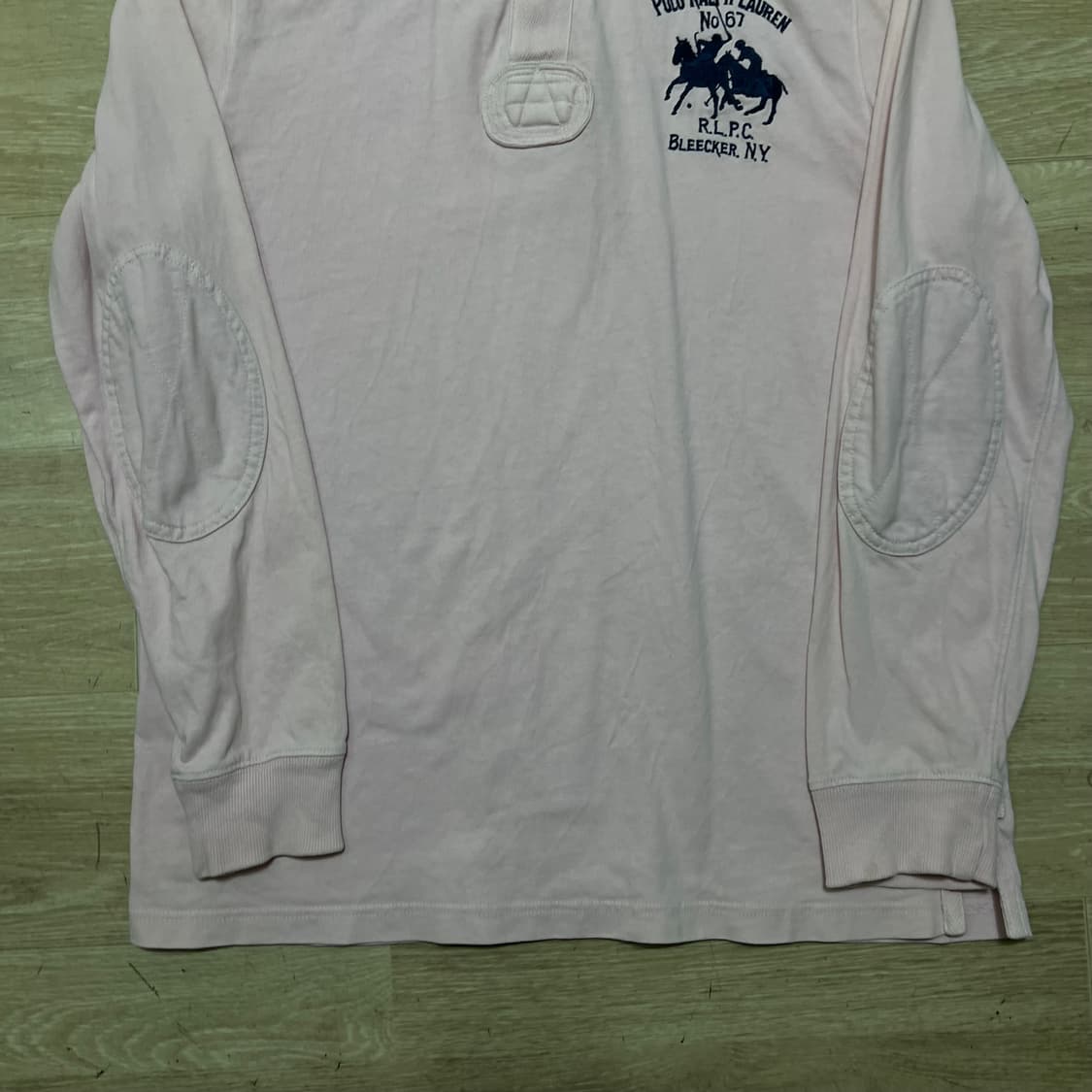 폴로 랄프로렌 커스텀핏 빅포니 럭비 카라티 [핑크] L/100 상품이미지3