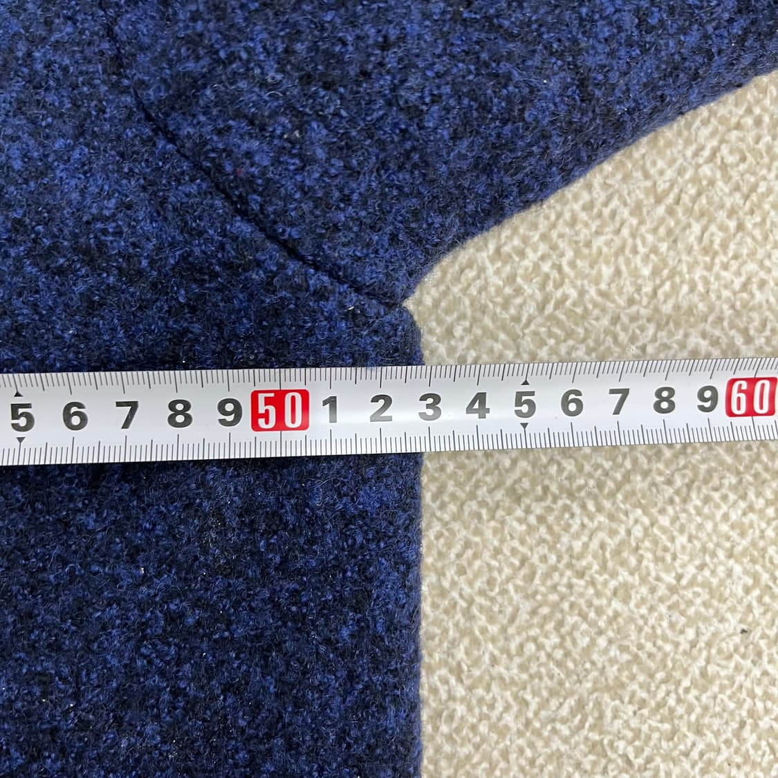 90 까르뜨 자수 모 니트 카라 집업 0130M1 상품이미지6