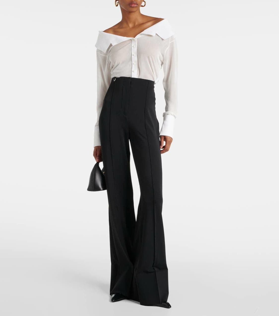 JACQUEMUS 자크뮈스 오프숄더 니트 셔츠 (002 size) 상품이미지1