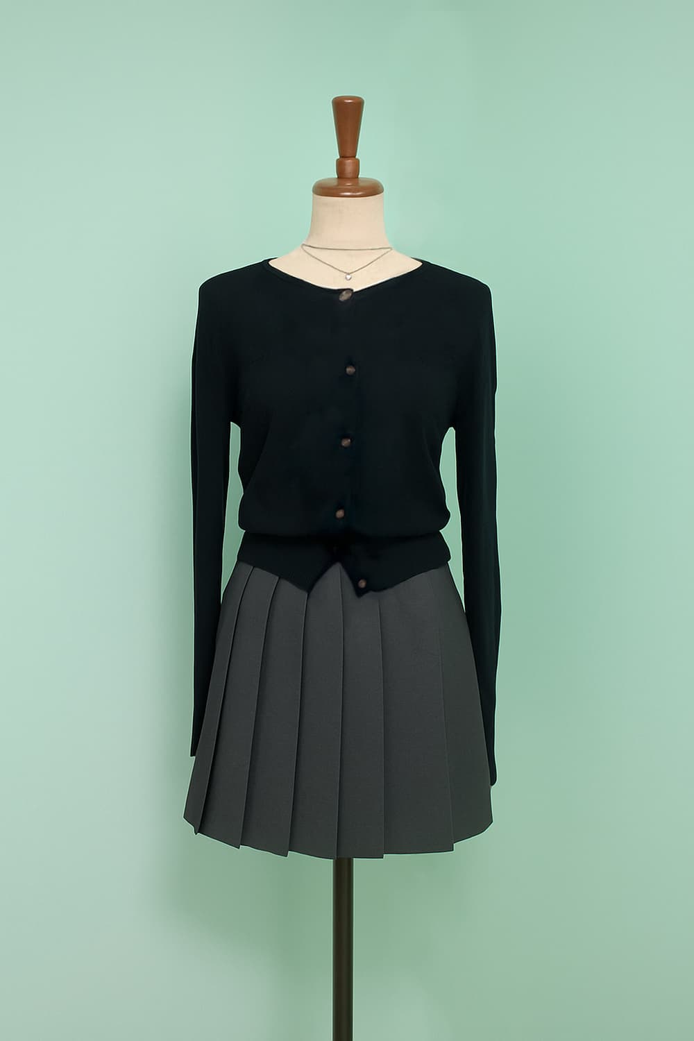 Vivienne Weswood 레드라벨 여성 가디건 블랙  상품이미지1