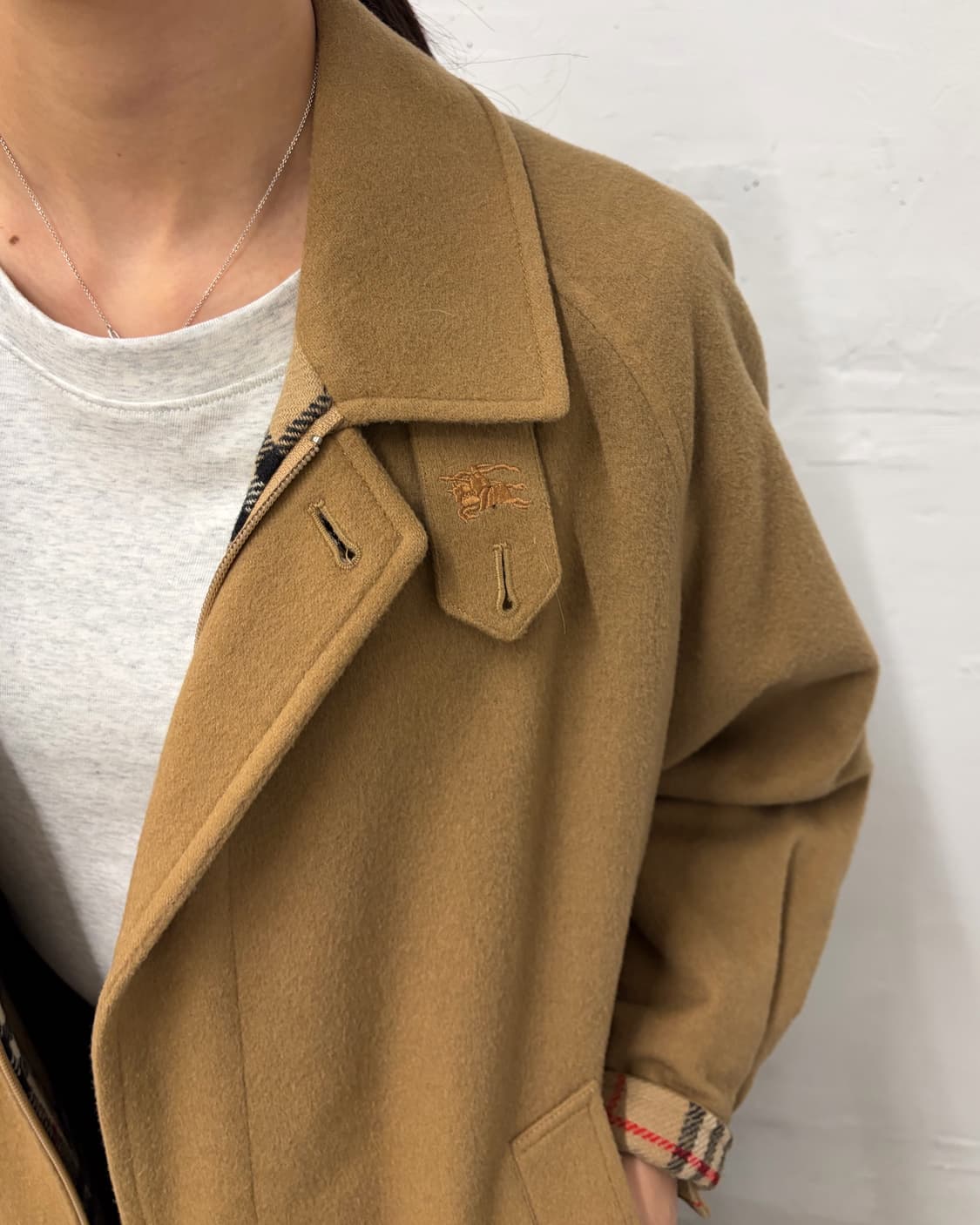 버버리 울 블루종 상품이미지5