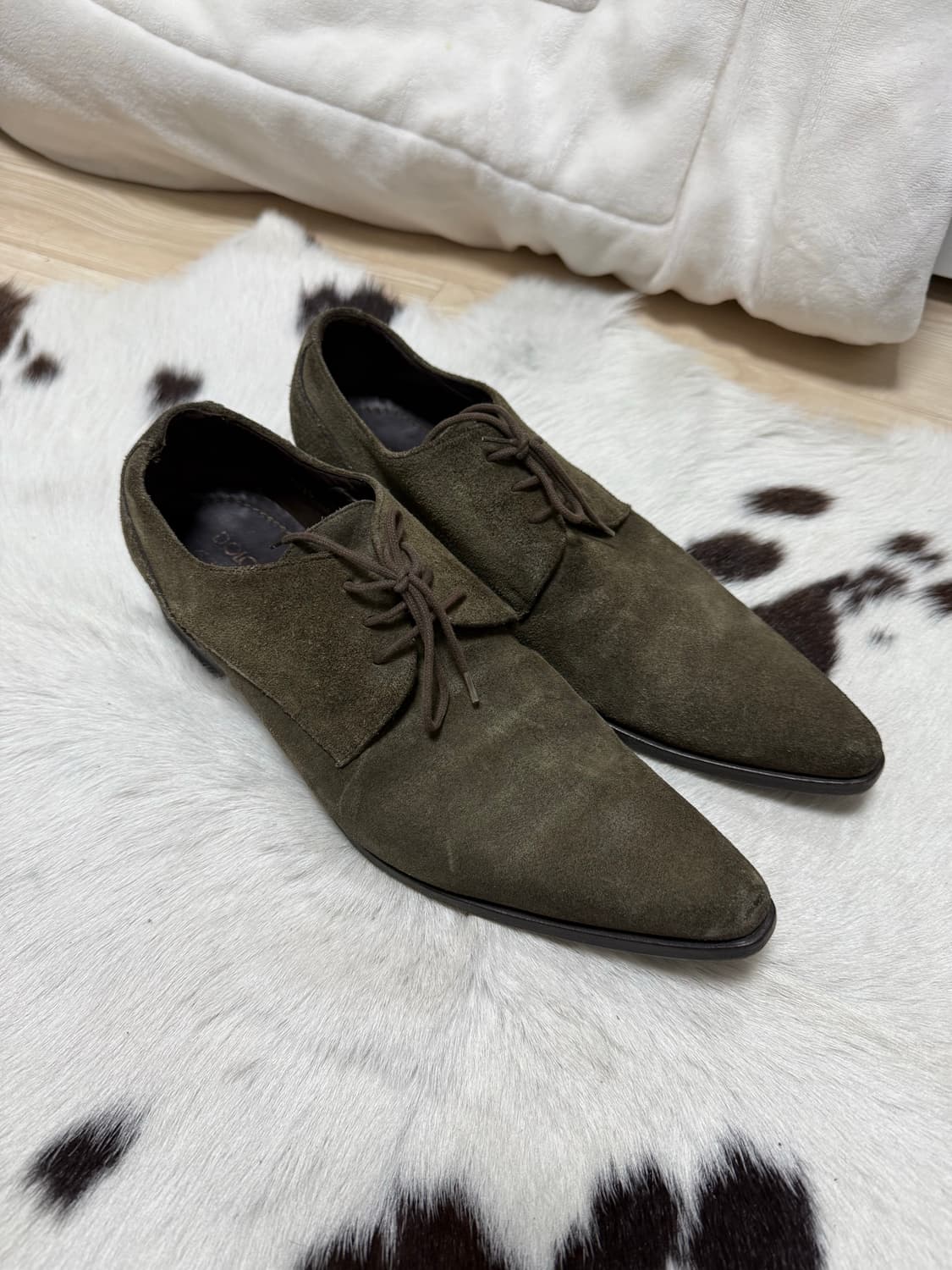 돌체앤가바나 스웨이드 앵글 더비  상품이미지1